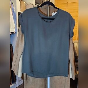 Hippie Rose Green Top. Size S.